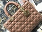 Dior Lady Dior Large Bag Imitation in Blush - Image 9