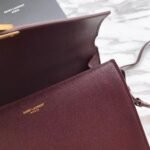Fake Saint Laurent Cassandra Medium Bag Bordeaux - Image 4