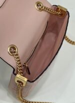 Top Quality Faux Fendi Baguette Chain Midi Bag In Powder - Image 8