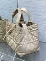 Dior Toujours Medium Bag Knockoff in Beige Macrocannage Calfskin - Image 7