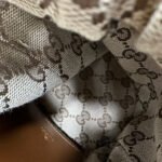 Gucci Ophidia mini bucket bag in brown leather - Image 3