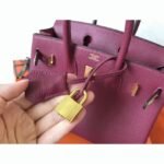 Ruby Hermes Birkin 25cm AAA Replica Handbag - Image 3