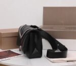 Knockoff Bvlgari Serpenti Cabochon Small Bag Black Calfskin - Image 8