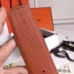 Taupe epsom fake Hermes belt buckle - Image 2