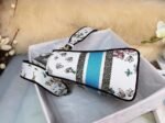 Dior Lady D-Lite Medium Bag Fake in White D-Constellation Embroidery - Image 8