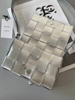 Top Quality Knockoff Bottega Veneta Cassette Bag In Silver - Image 3