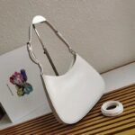 White Prada Cleo Small Bag Best Replica - Image 4