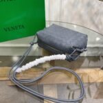 Fake Bottega Veneta Loop Small Bag Grey - Image 7