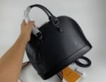 Louis Vuitton Epi Leather Alma PM Jacquard Strap Handbag In Black - Image 7