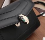 Replica Bvlgari Serpenti Forever Small Cross-body Bag Black Calfskin - Image 3