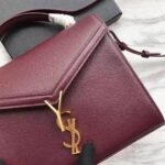Fake Saint Laurent Cassandra Medium Bag Bordeaux - Image 8