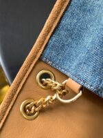 NIKI BABY CHAIN BAG IN CROCODILE-EMBOSSED LEATHER - Image 5