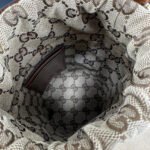 Gucci Ophidia mini bucket bag in brown leather - Image 4