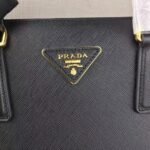 Black Prada Galleria Tote Replica – Large Size - Image 2