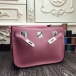 Pink fake luxury Hermes Jypsiere 31cm handbag - Image 5