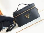 Prada Mini Vanity Bag Replica in Black - Image 4