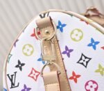 LV X TM Multicolored Keepall Bandouliere 50 In White - Image 7