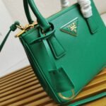 Green Prada Mini Galleria Bag Knockoff - Image 9
