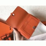 Jean orange fake Hermes Dogon duo wallet - Image 3