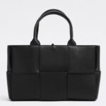 Fake Bottega Veneta Arco Small Tote Black
