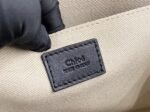 Top Quality Imitation Chloe Woody Medium Tote Bag In Black Calfskin - Image 6