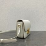 Top Quality Fake Celine Triomphe Teen Bag In White - Image 4