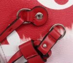 Louis Vuitton Seasonal Escale Neverfull MM Tote In Rouge Red - Image 9