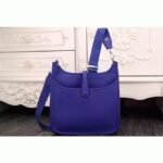 Electric Blue Evelyne III PM Bag Replica AAA Hermes Crossbody - Image 4
