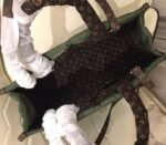 Louis Vuitton Econyl Regenerated Nylon Onthego GM Tote In Khaki Green - Image 6