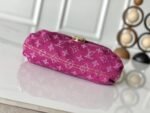 Louis Vuitton Pink Monogram Denim Pleaty - Image 3