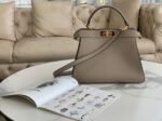 Top Quality Knockoff Fendi Peekaboo ISeeU Medium Bag In Grey Calfskin - Image 9