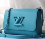Louis Vuitton Epi Leather Twist MM Bag In Celestial Blue - Image 4