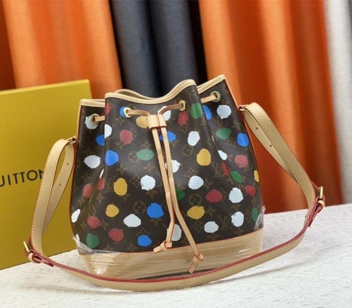 14B8B0D8-1E16-D433-D97D-FD6FFB89625E.jpg Louis Vuitton X YK Monogram Canvas Noe Bag - Image 1