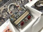 Dior Lady D-Lite Medium Bag Faux in Mille Fleurs Embroidery - Image 7
