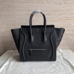 Celine Mini Luggage Tote Bag Fake in Black - Image 3
