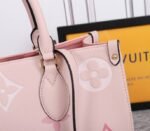 Louis Vuitton Monogram Empreinte Leather Onthego MM Bag In Pink - Image 9
