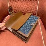 Gucc1 denim shoulder bag - Image 6