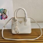 White Prada Mini Galleria Bag Fake - Image 7
