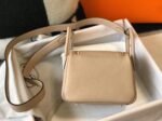 Top replica Hermes Lindy Mini handbag in trench color - Image 8