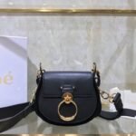 Top Quality Knockoff Chloe Small Tess Shoulder Bag In Black Calfskin - Image 2