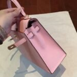 Pink Epsom Replica Hermes Kelly 25cm Feminine Handbag - Image 7