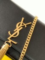 Fake Saint Laurent Kate Small Tassel Bag Black - Image 2