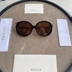 ROUND-FRAME INTERLOCKING G SUNGLASSES