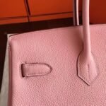 Pink Knockoff Hermes Birkin 40cm Bold Handbag - Image 8