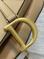 Dior Saddle Bag with Strap Replica in Sand Grained Calfskin - Image 7