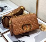 Dior Caro Small Bag Knockoff in Brown - Image 7