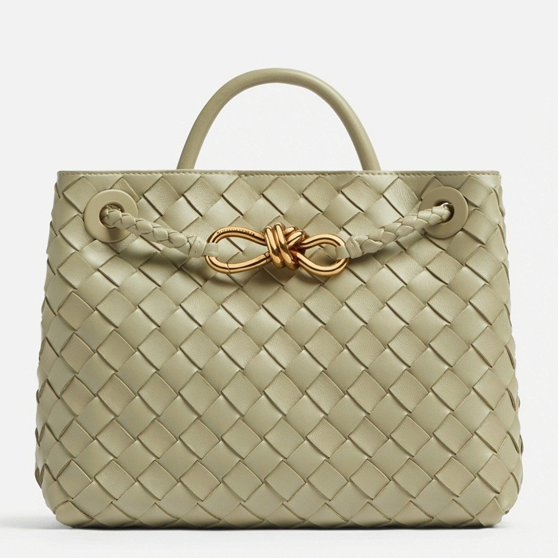 166F905B-EB88-6C49-2386-F4CF552E51B9.jpg Replica Bottega Veneta Small Andiamo Bag Travertine - Image 1
