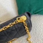 Dior Caro Medium Bag Fake in Black - Image 8