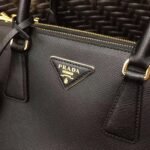 Prada Galleria Medium Bag Replica in Black - Image 8