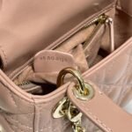 Dior Lady Dior Mini Bag Replica with Chain in Blush - Image 4